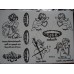 Временные татуировки в ассортименте Waterproof body tattoo stickers